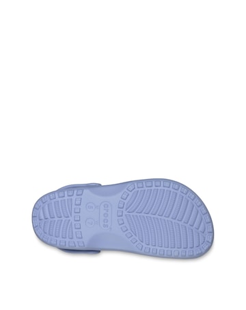 Crocs Blue Haze Classic Floral Cut Out Clog - Standard Fit