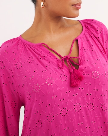 Broderie Beach Dress