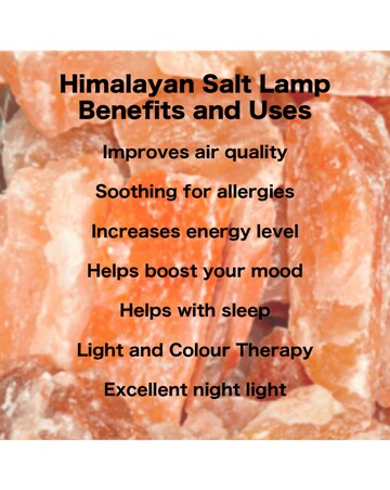 Serenity Himalayan Rock Salt Metal Basket Lamp