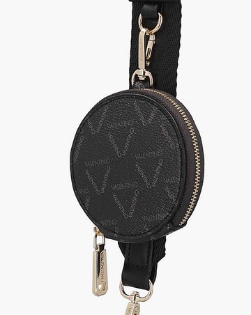 Valentino Bags Lady Black Multi Repeat Logo Pochette Bag