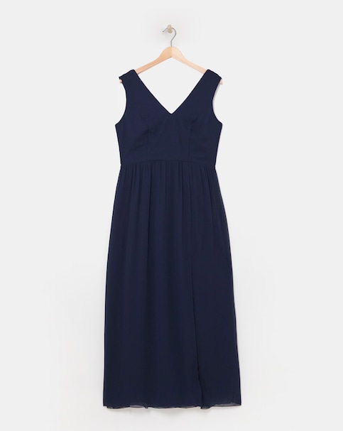 Little Mistress Split Detail Occasion Maxi Dress