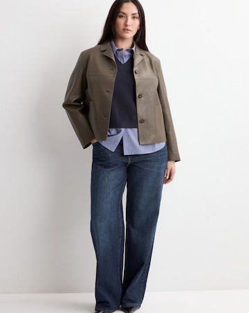 Mango Faux Leather Jacket