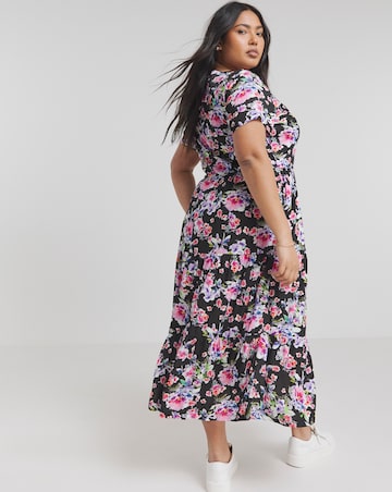 Joe Browns Louise Tiered Jersey Midaxi Dress | Simply Be