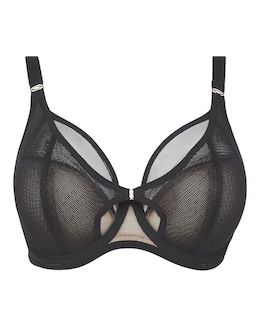 Elomi Kintai Plunge Wired Bra Black