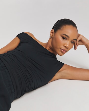 TALA 365 Asymmetric Ruched Side Top