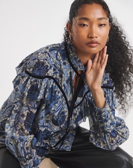 Hope &amp; Ivy Mylene William Morris Society Blouse