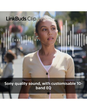 Sony LinkBuds Clip Open-Ear True Wireless Earbuds - Lavendar