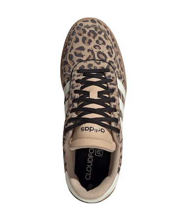 adidas Leopard Print Breaknet Sleek Trainers