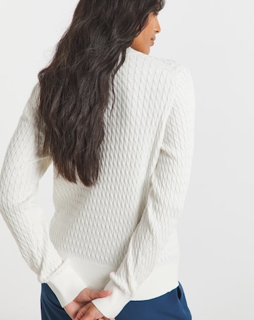 Tommy Hilfiger Cable Fine Knit Long Sleeve Sweater