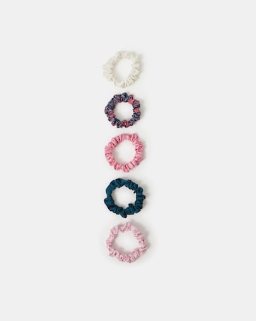 Accessorize 5-Pack Skinny Satin Hair Scrunchies