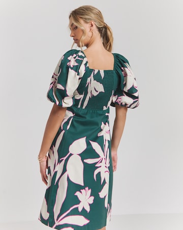 Joanna Hope Floral Cotton Shift Dress