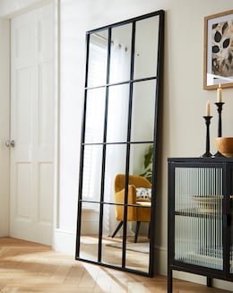 Window Frame Leaner Mirror