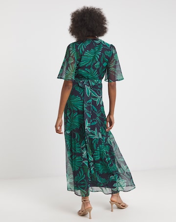 Hope & Ivy Magda Wrap Maxi Dress