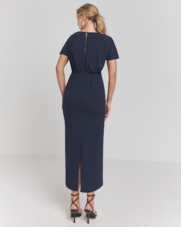 Joanna Hope Draped Midi Dress