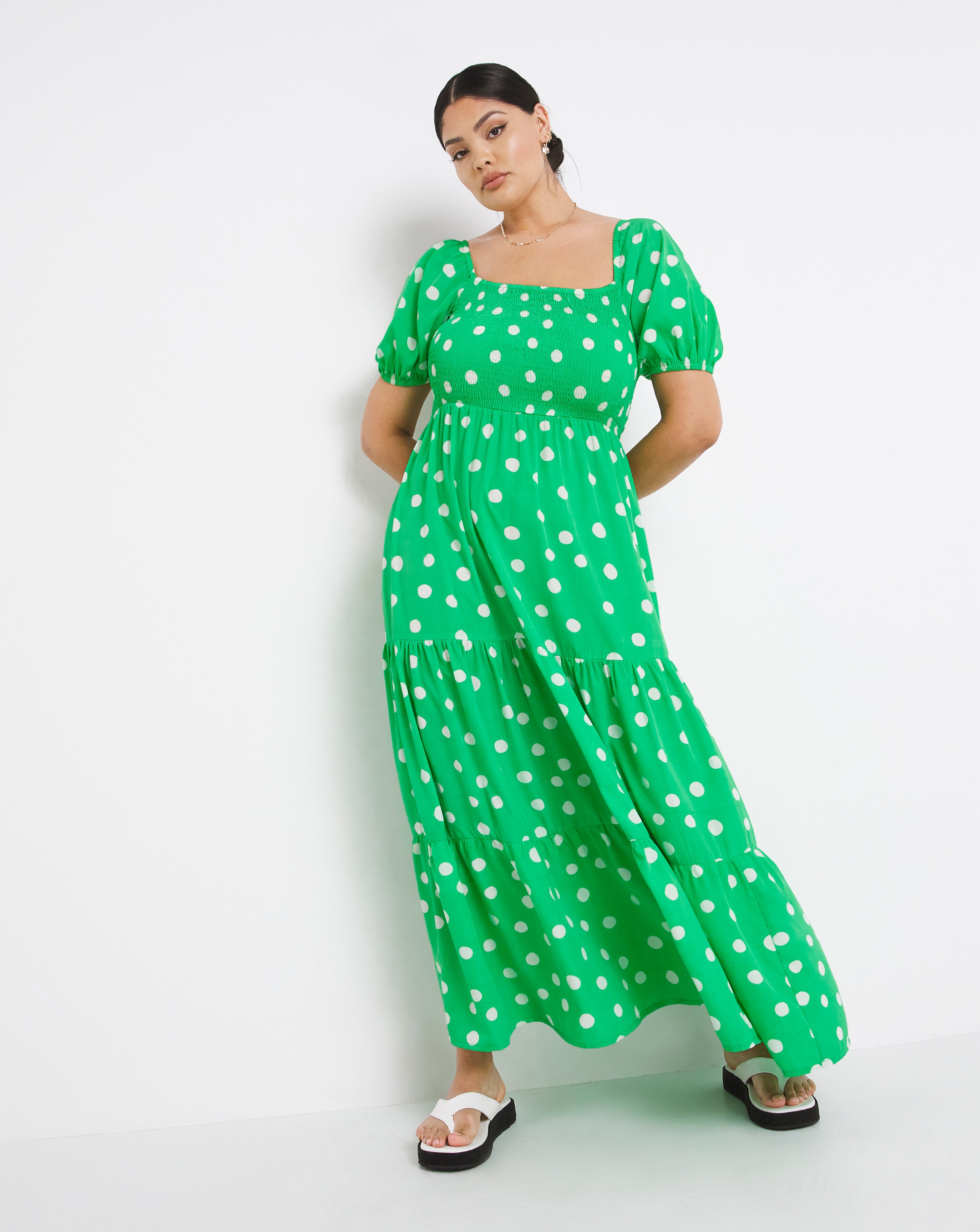 Green spot maxi best sale dress