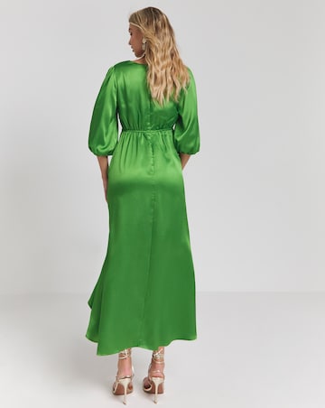 Joanna Hope Ruched Front Midi Dress