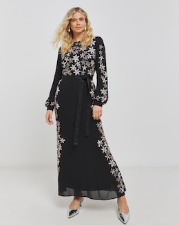 Joanna Hope Beaded Maxi Dress