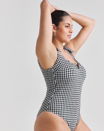 MAGISCULPT Firm Control Contour Me Shoulder Tie Swimsuit
