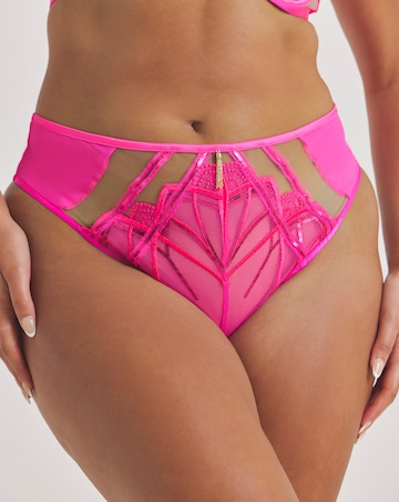Ann Summers Desiring Decadence High Waist Brazilian Bright Pink