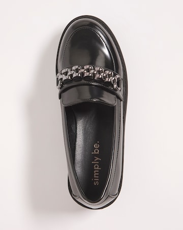 Dara Hardware Trim Loafer Shoes Wide E Fit