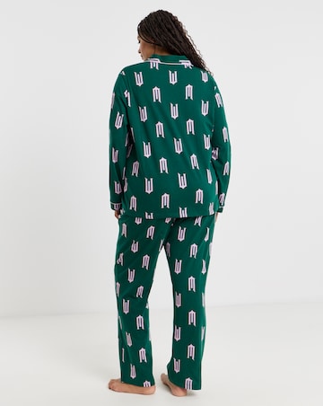 Wicked Button Through Cotton Pyjama Set
