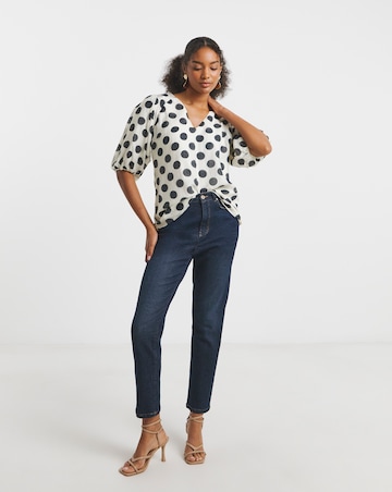 Joanna Hope Puff Sleeeve Blouse