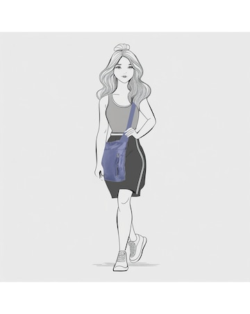 Enrico Benetti Janice Single Handle Sheen Nylon Shoulderbag