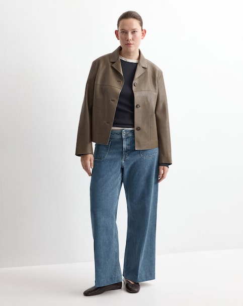 Mango Jessie Wide Leg Jeans With Pockets