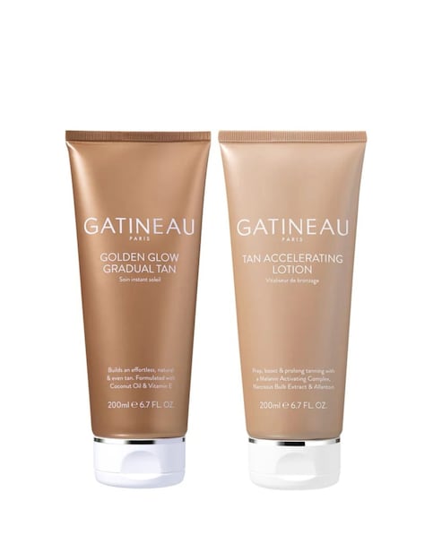 Gatineau Tan Accelerating Lotion and Golden Gradual Tan Duo Worth 74 pounds