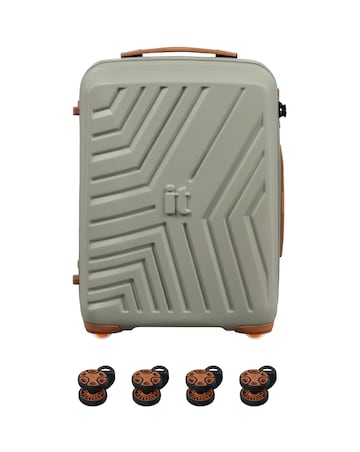 IT Luggage Convertible Cabin Suitcase with Removable Wheels