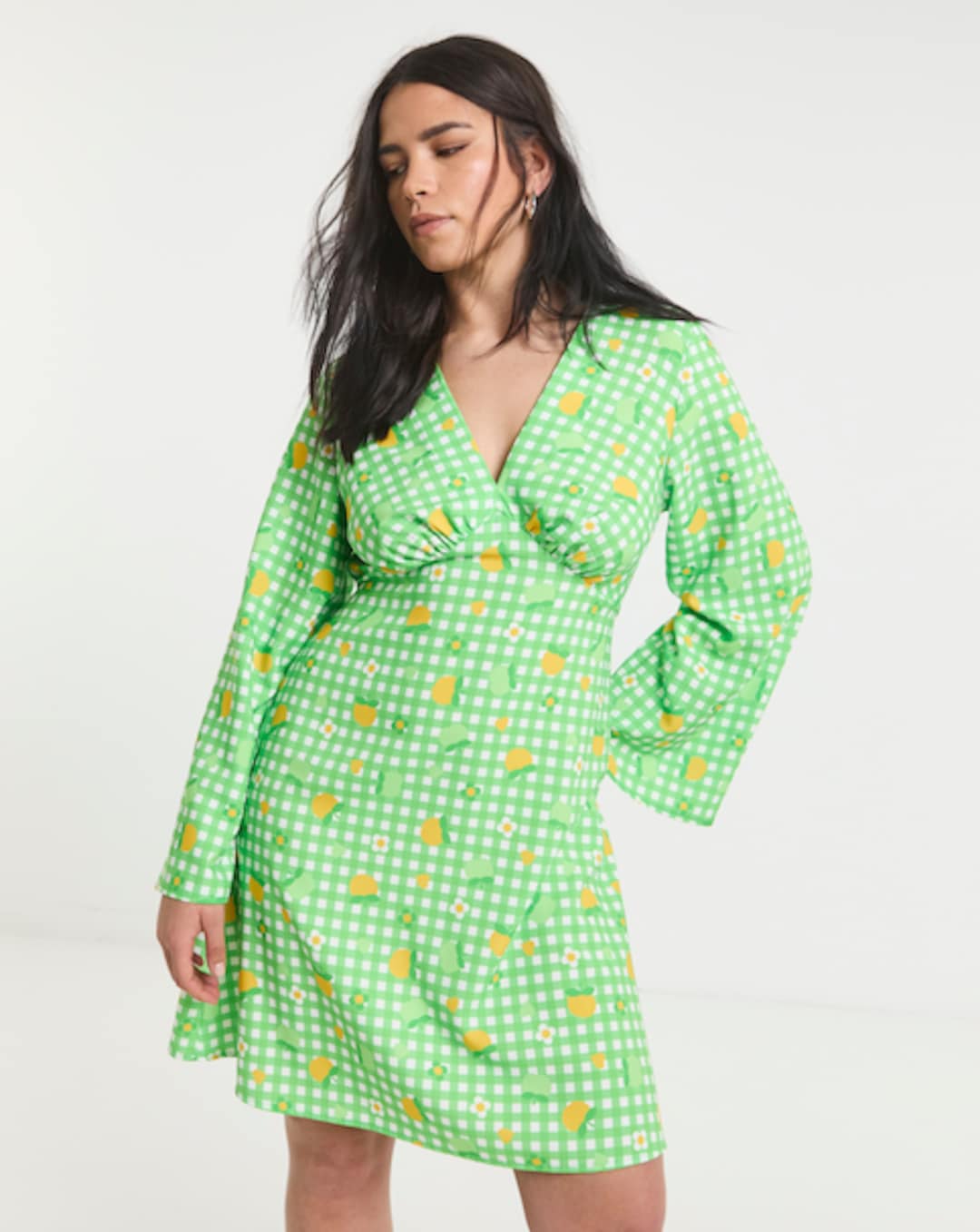 green emerald velvet dress Lady Geese Green Smocked Dress  Lillie & Lilah