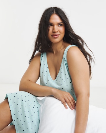 Pretty Secrets Value Spot Sleeveless Midi Nightie
