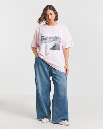 Baby Pink Marilyn Monroe License T-Shirt