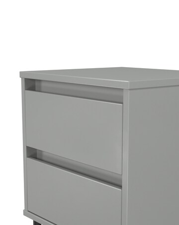 Sloan Ready Assembled 2 Drawer Bedside