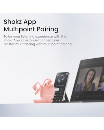 Shokz OpenFit Air Open Ear Headphones Pink