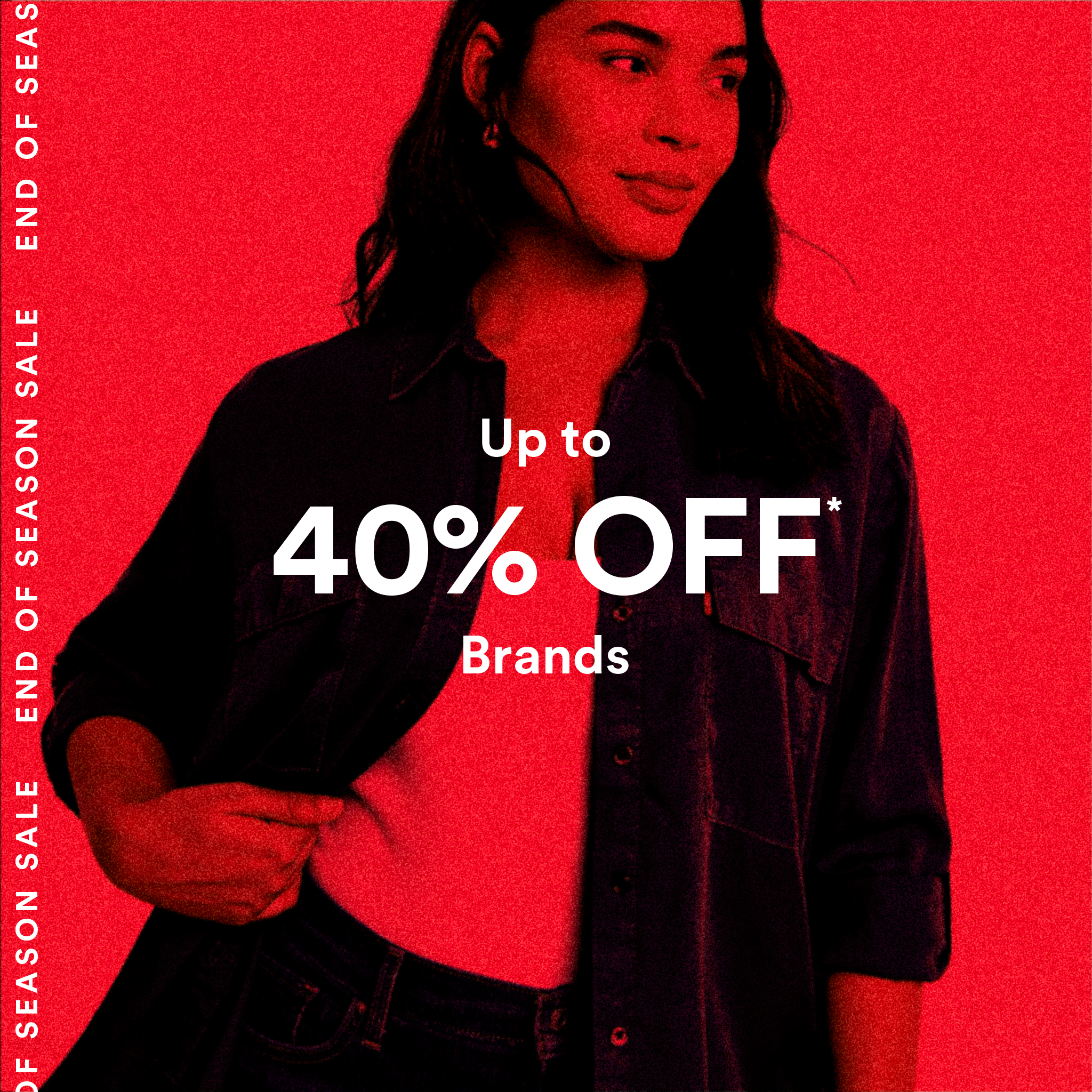 Up to 40% off brands