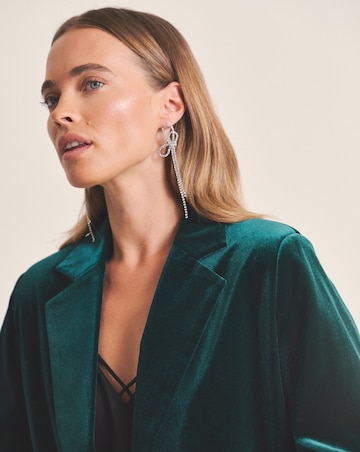 Simply Be Velvet Single Breasted Blazer