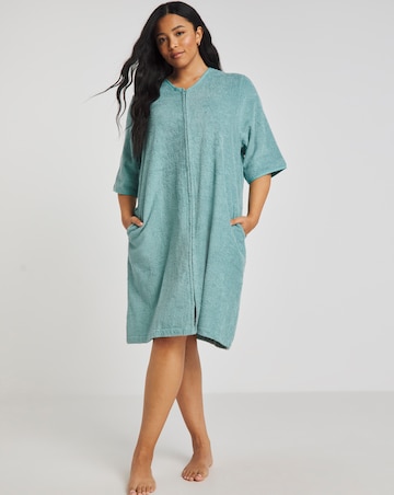 Pretty Secrets Towelling Zip Dressing Gown