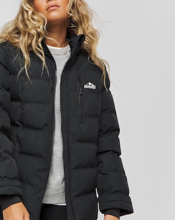 Snowdonia Black Showerproof Short Coat