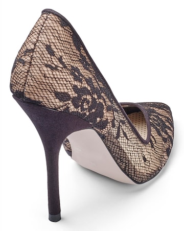 Paper Dolls Rose Lace Court Shoe D Fit