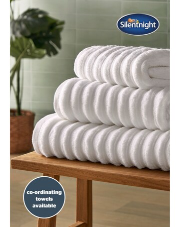 Silentnight Ribbed Cotton Bath Mat