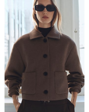 Mango Wool jacket with Pockets