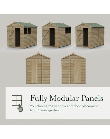 4LIFE Pent Shed 6x4 - Single Door - No Windows (Home Delivery)