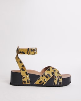 Charley Flatform Crisscross Sandals - Extra Wide Fit (EEE)