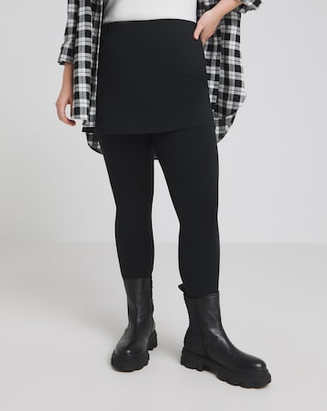 Joe Browns Black Essential 2 in 1 Skirt Legging