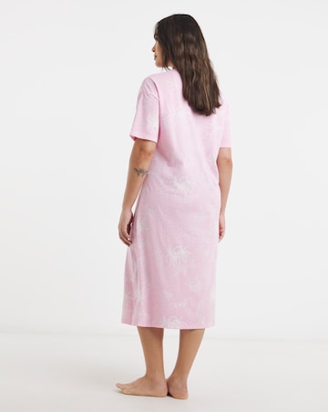 Simply Be Value Leopard Design T-Shirt Nightie