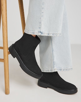 Rue Classic Chelsea Ankle Boots Wide E Fit