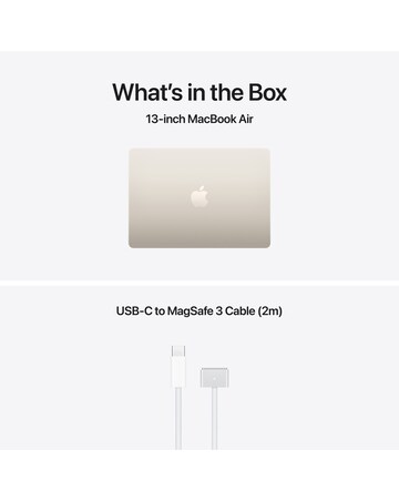 Apple MacBook Air (M5, 2026) 13in 10-core CPU 10-core GPU 16GB 1TB - Starlight