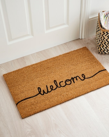 My Mat Coir Welcome Doormat