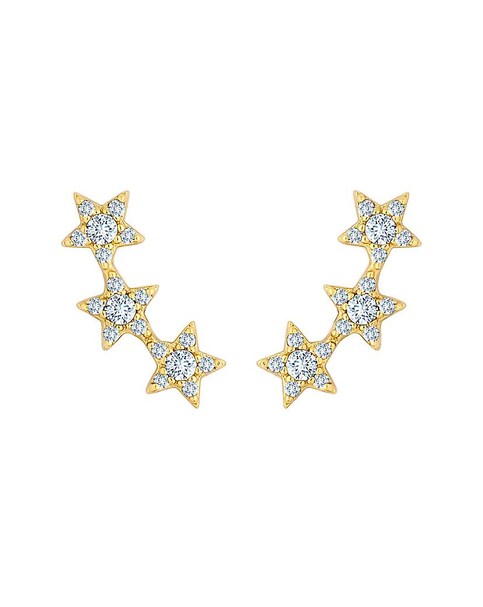 Inicio Recycled CZ Star Ear Climber